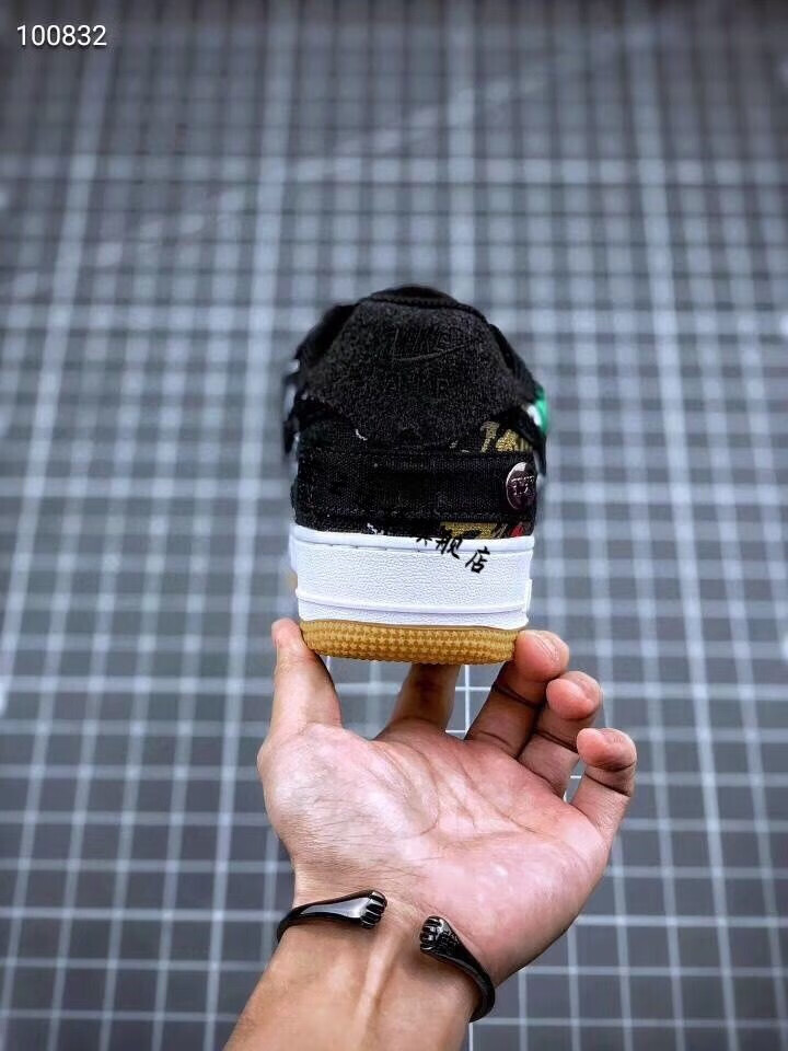 travis scott x air fore 1 ts联名af1鬼脸拼接空军1号cn2405-90 空军