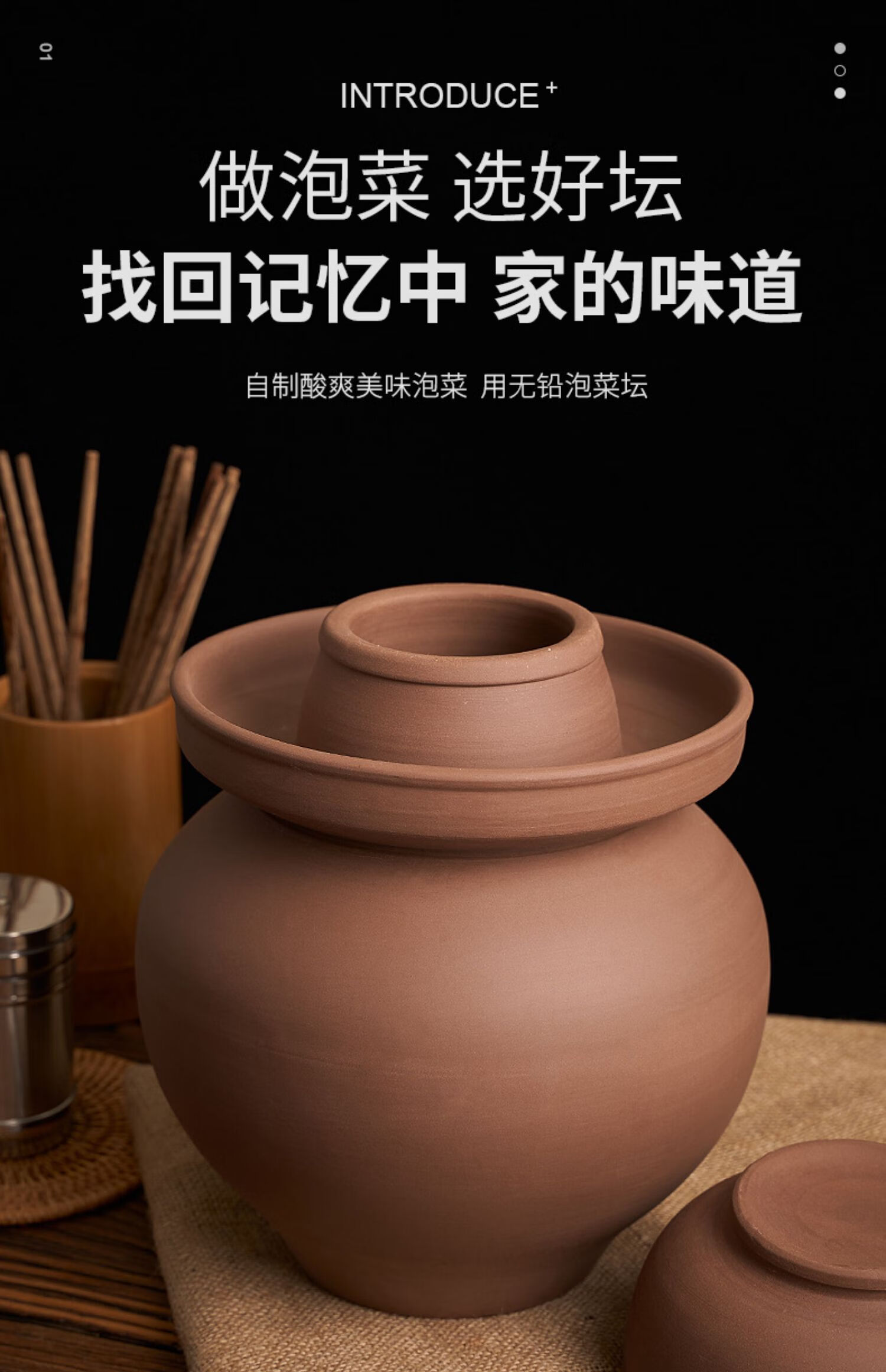 泡菜坛子陶瓷土陶泥罐全无釉酸菜缸陶土老式传统家用腌菜罐四川全无釉