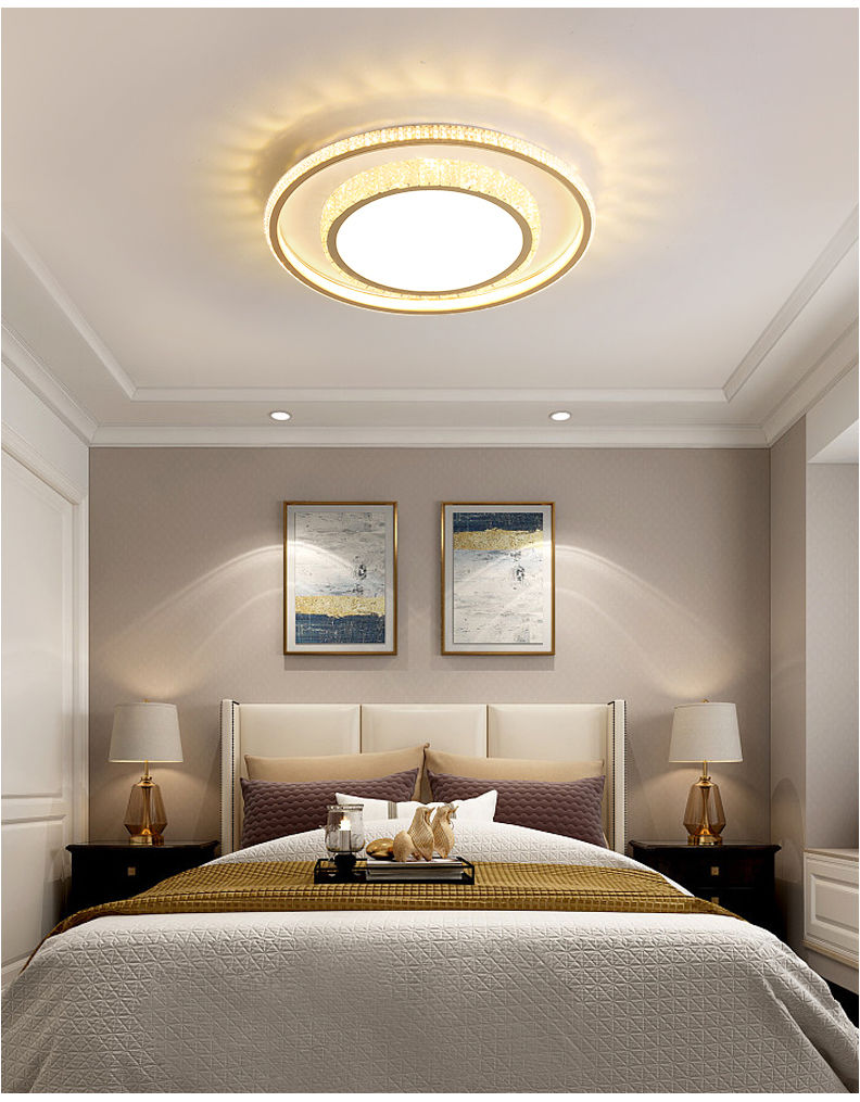 广东中山灯具三室两厅灯具组合全屋套餐轻奢水晶客厅灯简约现代卧室吸