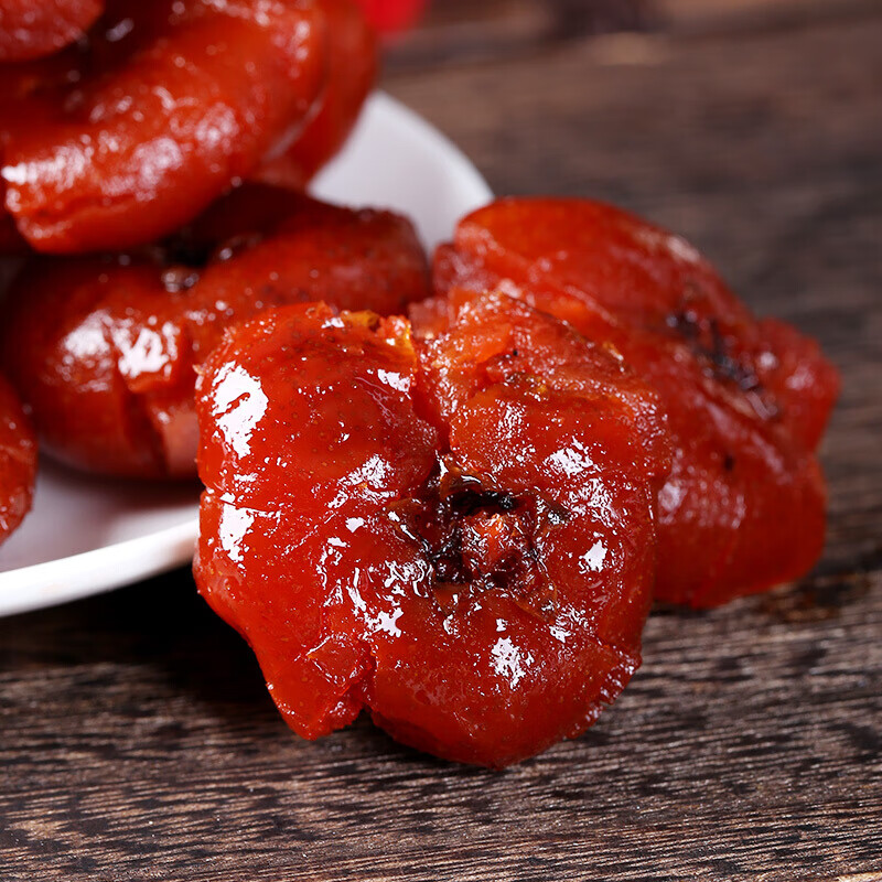 福建特产蜜饯果脯零食甜味红山楂果蜜山楂花红蜜山楂花闽南古早味500g