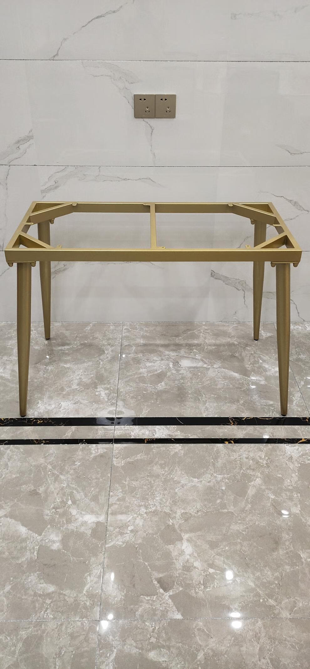 现货铁艺桌腿办公桌脚金属简约餐桌支架桌架茶几腿餐台腿会议铁脚 c款