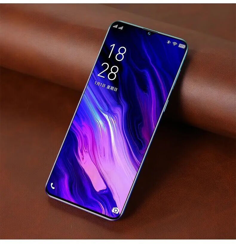 【京品】全新手机适用8g 128g纽曼p308水滴屏大屏指纹通4g八核一体