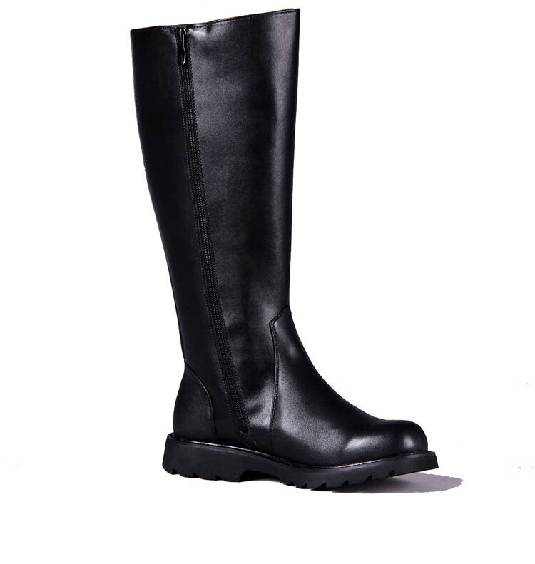 骑士靴长筒靴春秋真皮高筒马靴长皮靴男士阅兵靴马术靴女机车皮靴