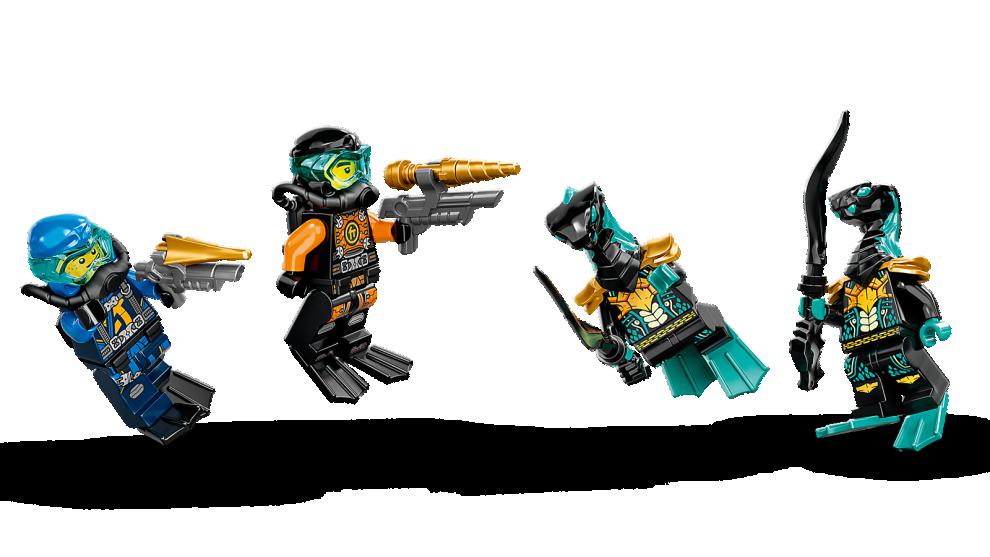 乐高积木拼装幻影忍者系列71752忍者水下极速战车男孩子儿童玩具