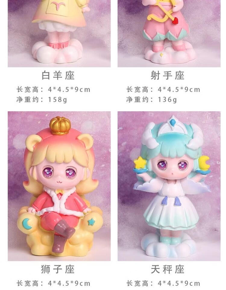 【京选优品】独角兽盲盒星座 十二星座盲盒2021网红新款女孩公仔儿童