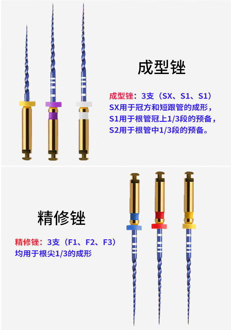 牙科机用镍钛口腔根管扩大针热激活锉机扩牙科器材口腔登士柏系统25mm