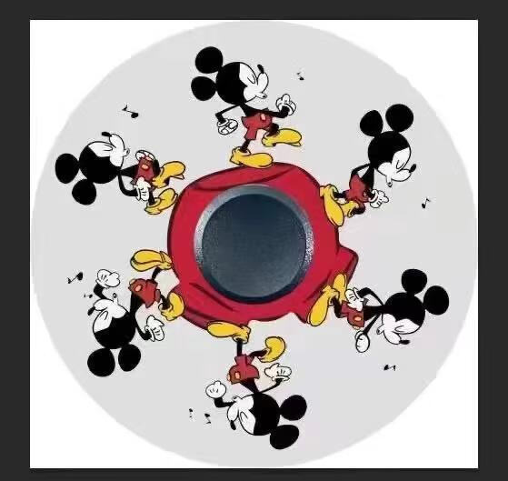 动画指尖陀螺抖音同款二次元动漫卡通旋转奔跑伍六七鬼灭之刃减压指尖