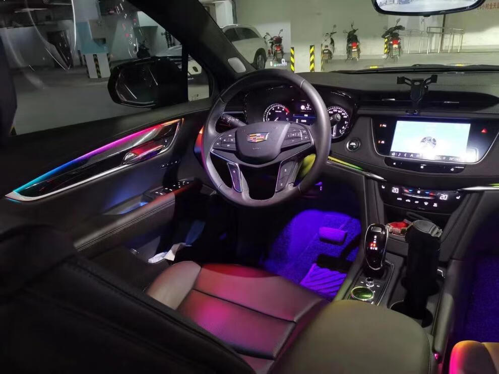 适用于凯迪拉克ct5 ct6 xt4 xt56 ats xts改装车内饰氛围灯控制升级