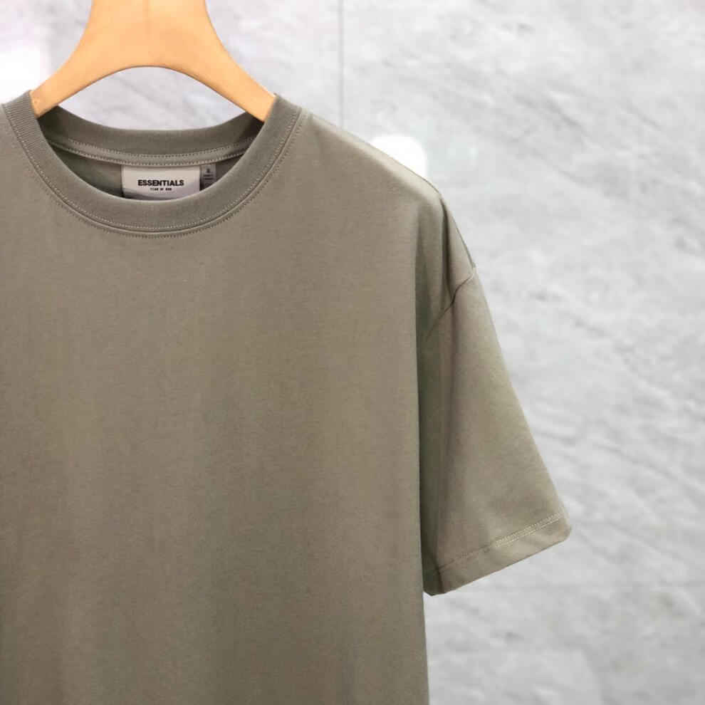 fogfearofgodessentials复线21款字母硅胶印花短袖t恤潮米白色2xl