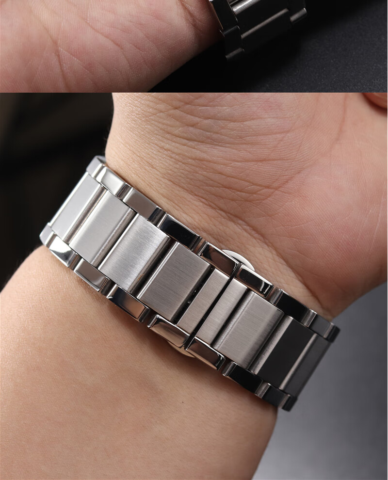 适配宇舶表手表带原装 hublot恒宝表带男宇舶大爆炸不锈钢凸口表链