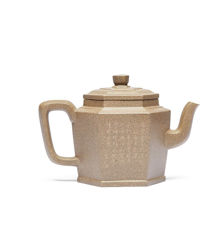 万壶园紫砂壶功夫茶具泡茶壶宜兴原矿青灰泥六方金钟名家手工茶壶泡茶