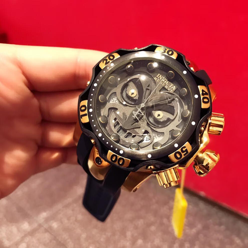 因维克塔小丑联名手表因维克塔invicta joker dc漫威联名小丑防水男士
