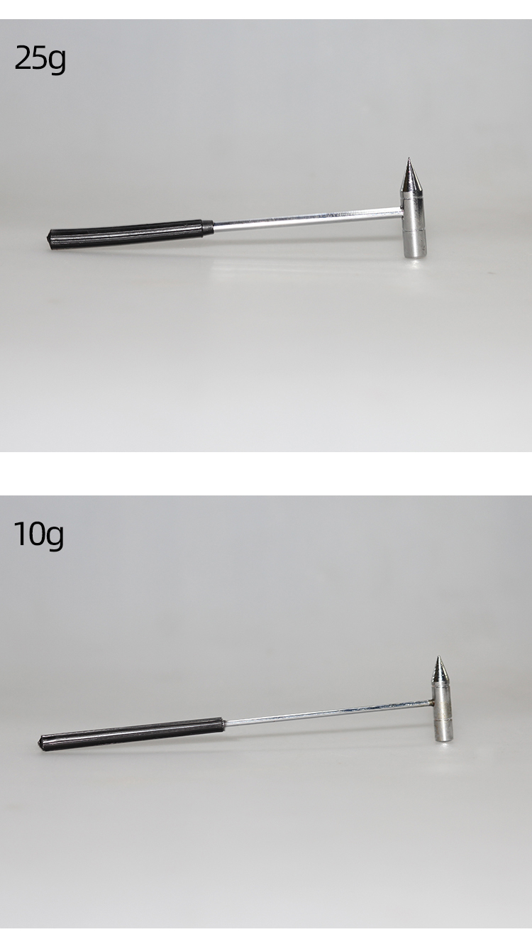 定制响鼓锤检测锤10g25g50g检验锤空鼓锤验房锤工具钢针小锤子25