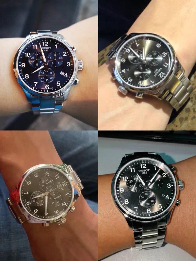 天梭1853速驰原装钢带 t116617a原厂精钢表带22mm不锈钢表链 银色