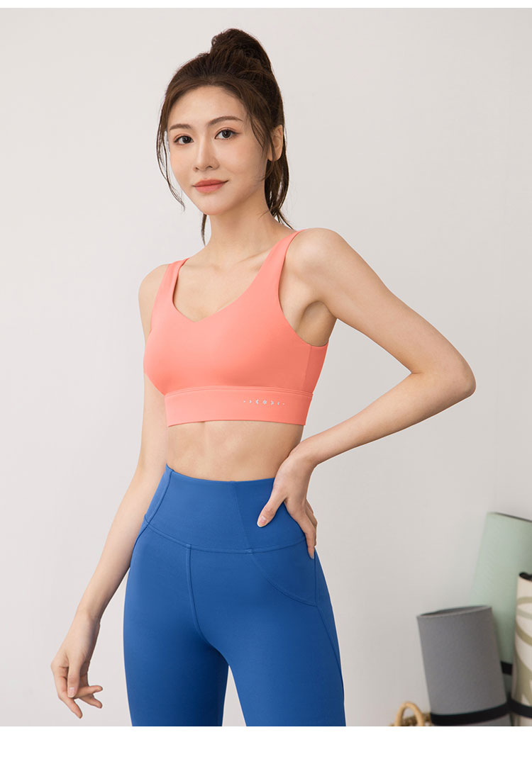 般朗2022春夏季新款运动内衣女大码健身女士文胸防震跑步瑜伽背心美背