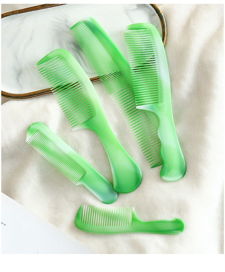 牛筋梳家用随身化妆梳子牛角梳大齿顺发卷发梳长发随时便携带小梳