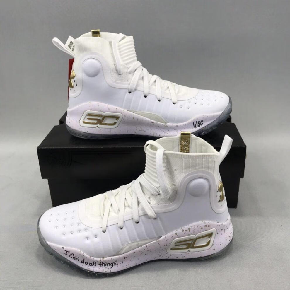 cjyp curry44代篮球鞋白金全樱花粉男女运动鞋耐磨防滑战靴 4 mvp 36