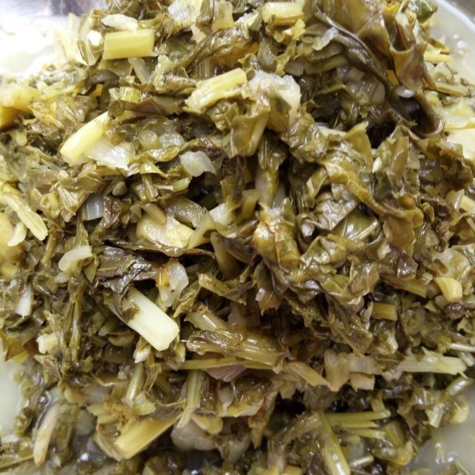 酸菜四川特产广元剑阁老城农家自制土酸菜煮豆花稀饭干饭冷运发货500g