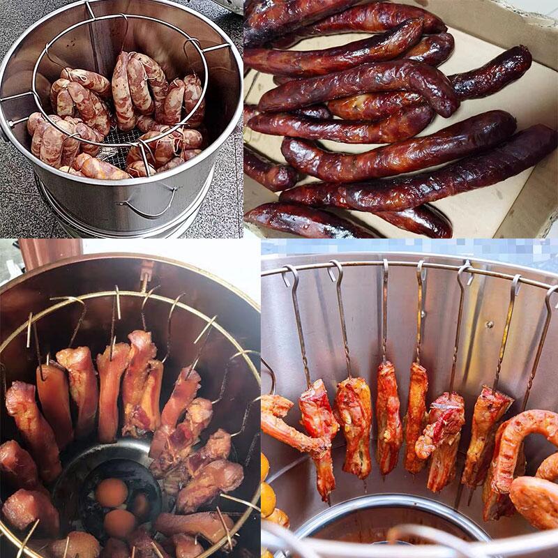 熏腊肉神器熏腊肉的桶烟熏炉家用大小型商用烧烤专用设备多功能柴火
