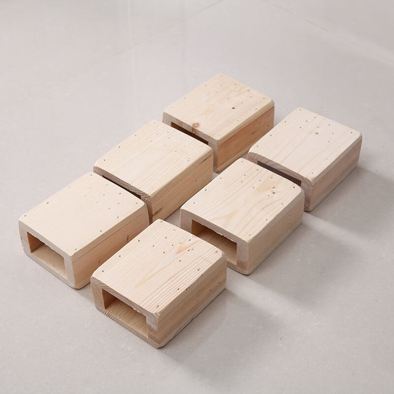 谭木思 折叠床增高脚套可增高5厘米10厘米家用睡床脚垫子实木可增高