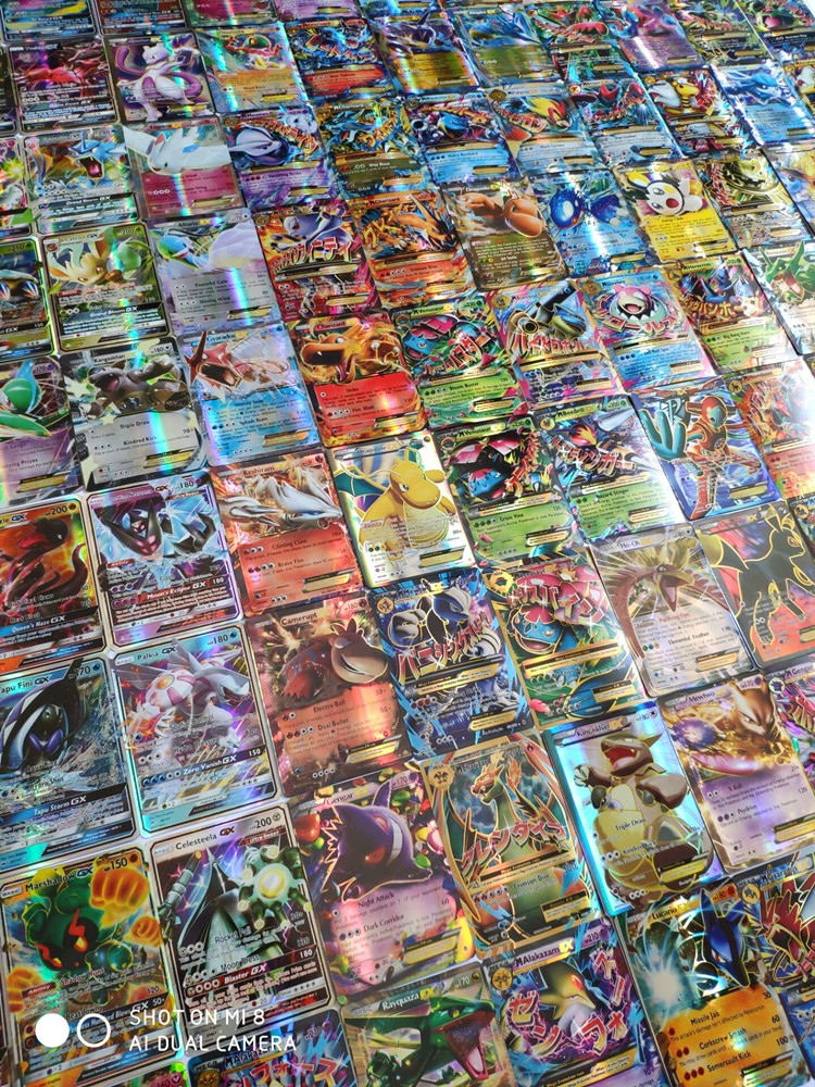 pokemon 动漫卡片 宠物小精灵宝可梦卡片收藏册神奇闪卡超梦卡牌poke