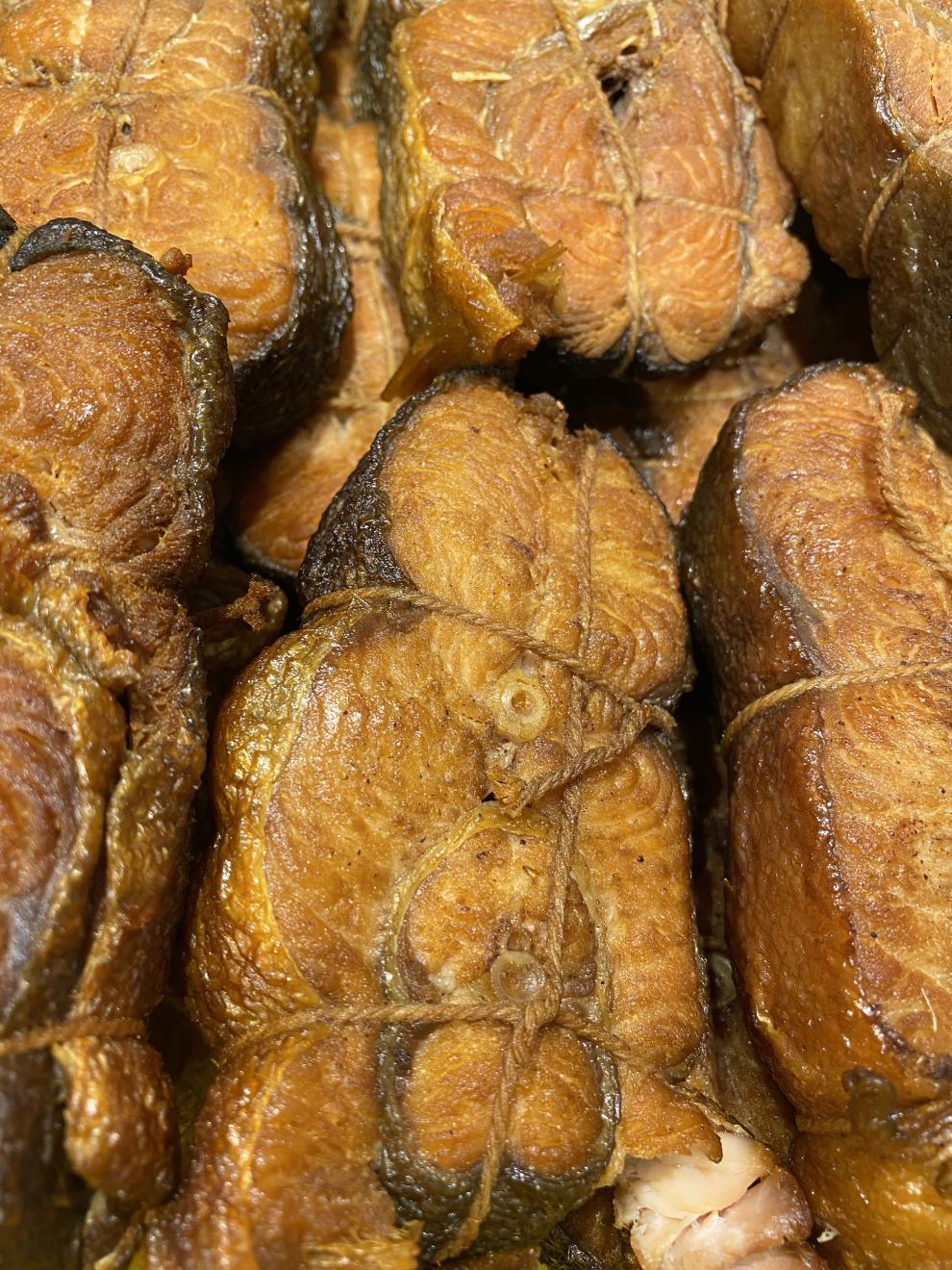 裕昌熏酱大马哈鱼果木熏制咸口鱼哈尔滨特产500克