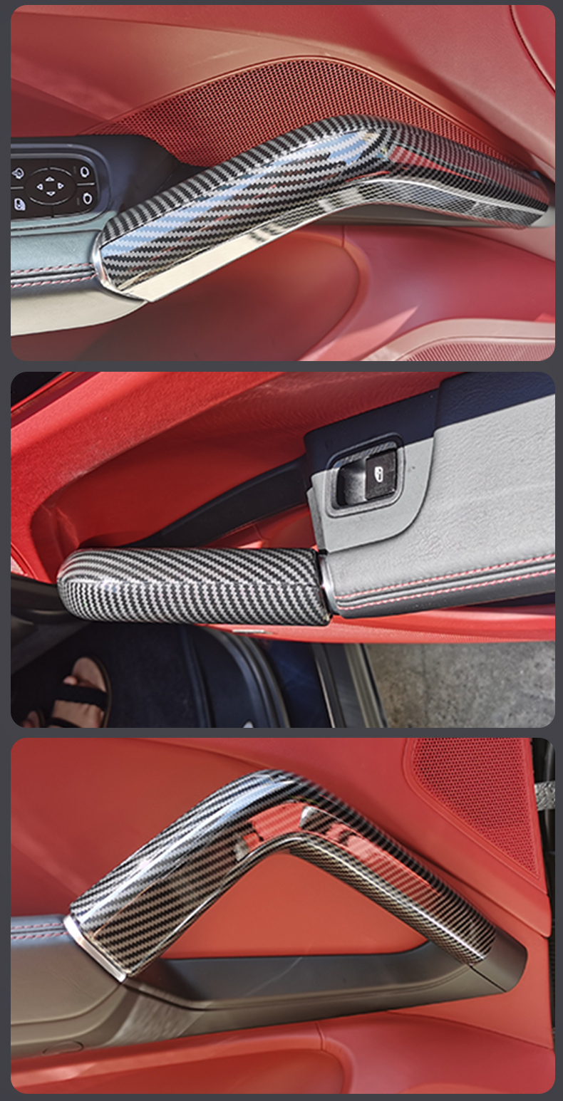 适用于保时捷卡宴11-17款内侧车门把手套扶手贴免拆扶手内饰配件 10