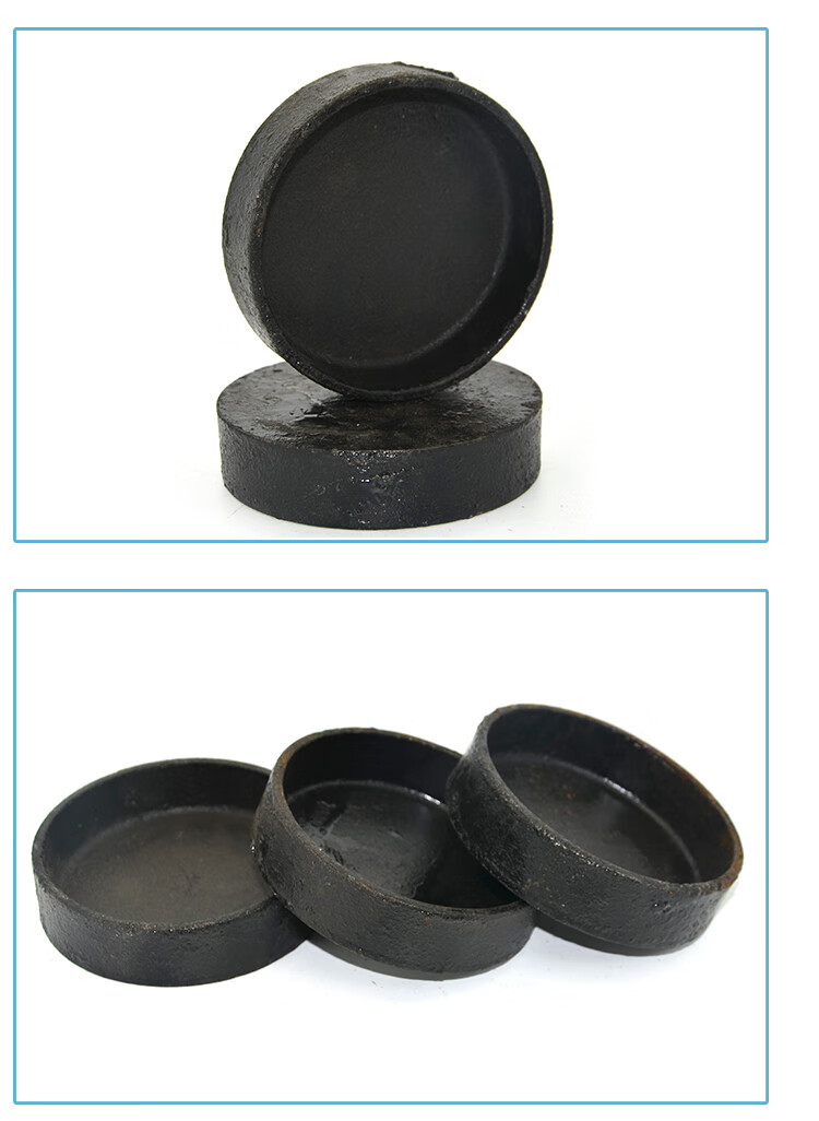 至赞(zhizan)定制适用铸铁盲堵堵头4寸100柔性铸铁排水管管件堵板堵盖