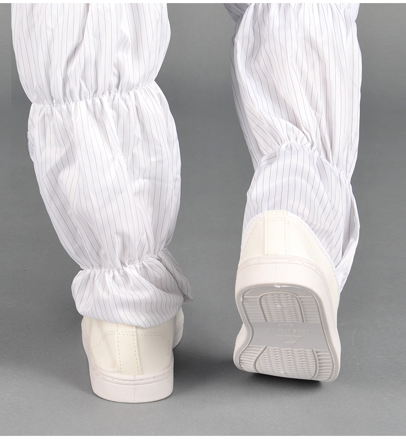 爱韬白色防静电安全鞋无尘鞋长筒工作鞋洁净鞋车间高筒靴加厚软底男女