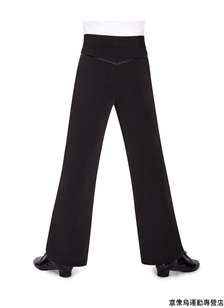 男士摩登舞裤男式练功裤新拉丁舞长裤摩登舞蹈裤国标舞比赛筒裤水兵舞