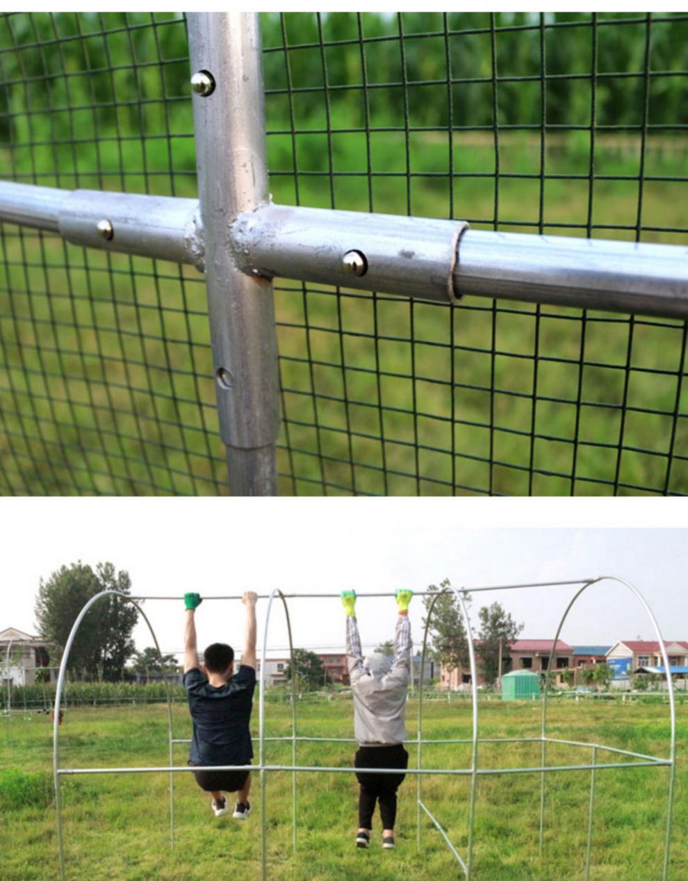 鸡舍鸡棚鸡笼养鸡户外鸡棚养殖棚大型鸟笼围栏鸡鸭棚鸽子笼搭建大棚特