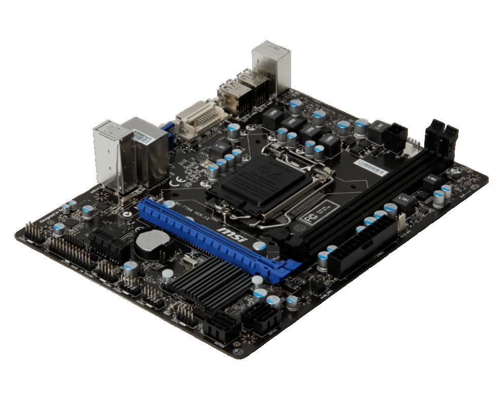 微星b75msi微星b75mae33e31ie35b75主板1155接口秒h61主板天蓝色