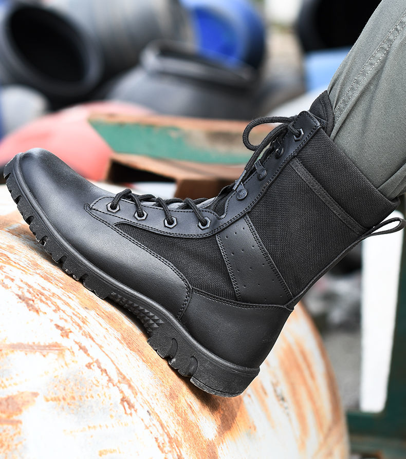 超轻陆战透气减震战术鞋防水冬季作战训练靴男工装女马丁战靴春秋款38