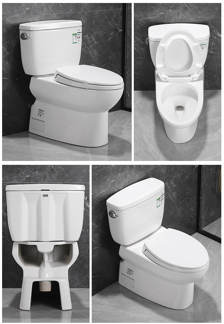 toto马桶分体式csw718b/csw719b家用虹吸式坐便器节水防臭cw764rb