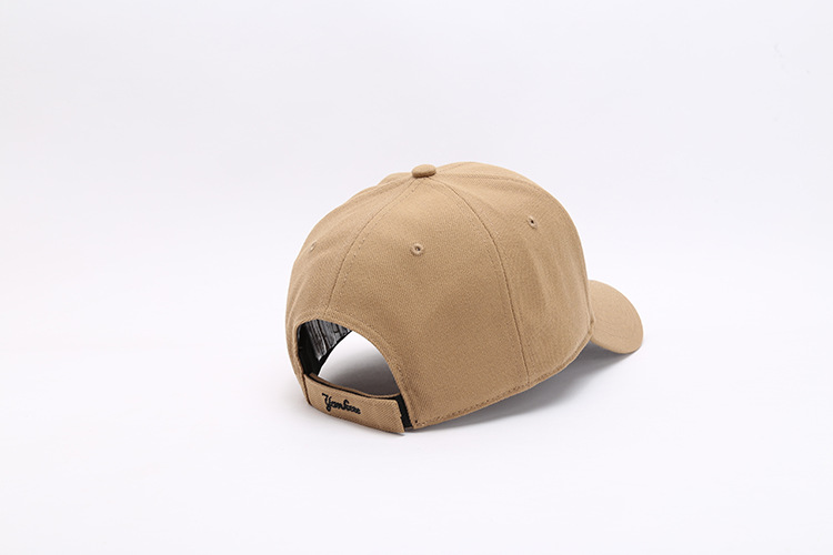 欧货潮牌47bran棒球帽子男硬顶大标ny刺绣la鸭舌帽卡其色夏休闲帽