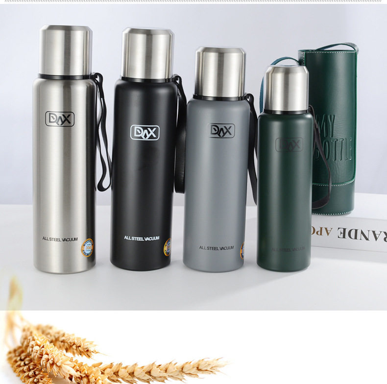 老年人保温杯保暖水杯大容量外出保温杯中老年人旅游便携喝茶杯老人水