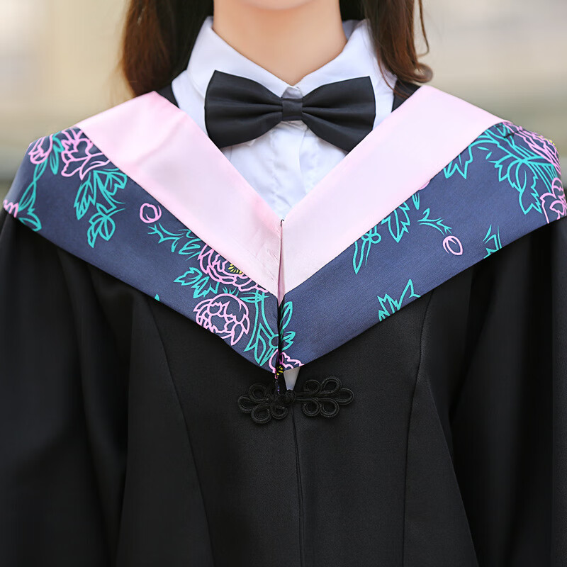 硕士学位服大学生毕业服文理工农医士袍学生校服博士礼服本科帽袍崇韵