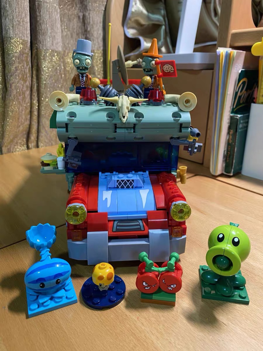 僵尸时光穿梭机组装模型男孩拼插玩具60009同款专柜发货时光穿梭机