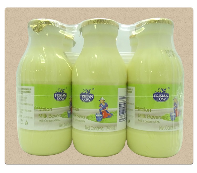 子母奶弗里生乳牛243ml6瓶巧克力味草莓味香蕉味哈密瓜味可选香蕉味