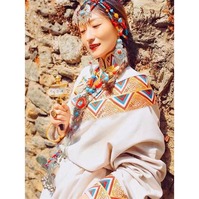 赵小熊新品藏服女装情侣款藏袍男女藏式穿搭藏族服装