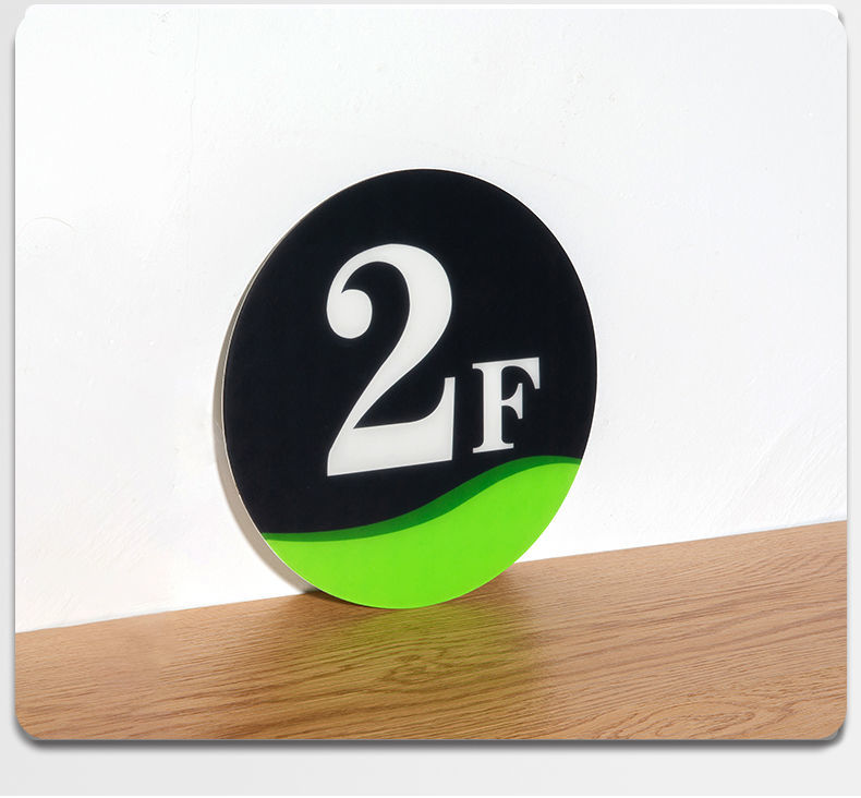 门牌号亚克力楼层牌指示牌数字牌楼层号楼层贴索引牌单元牌楼号牌 1号