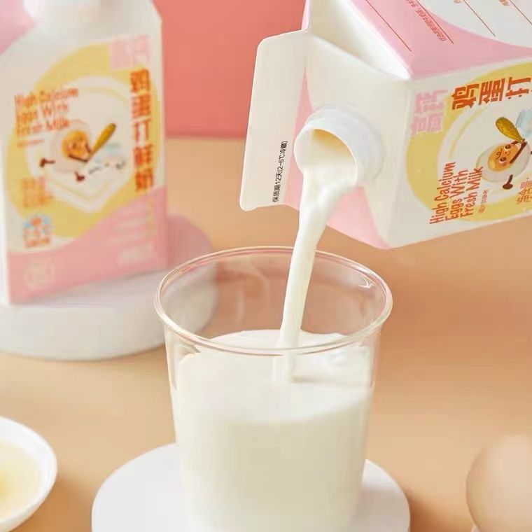鸡蛋打鲜牛奶香甜鸡蛋风味奶饮品400ml鸡蛋打鲜奶1盒
