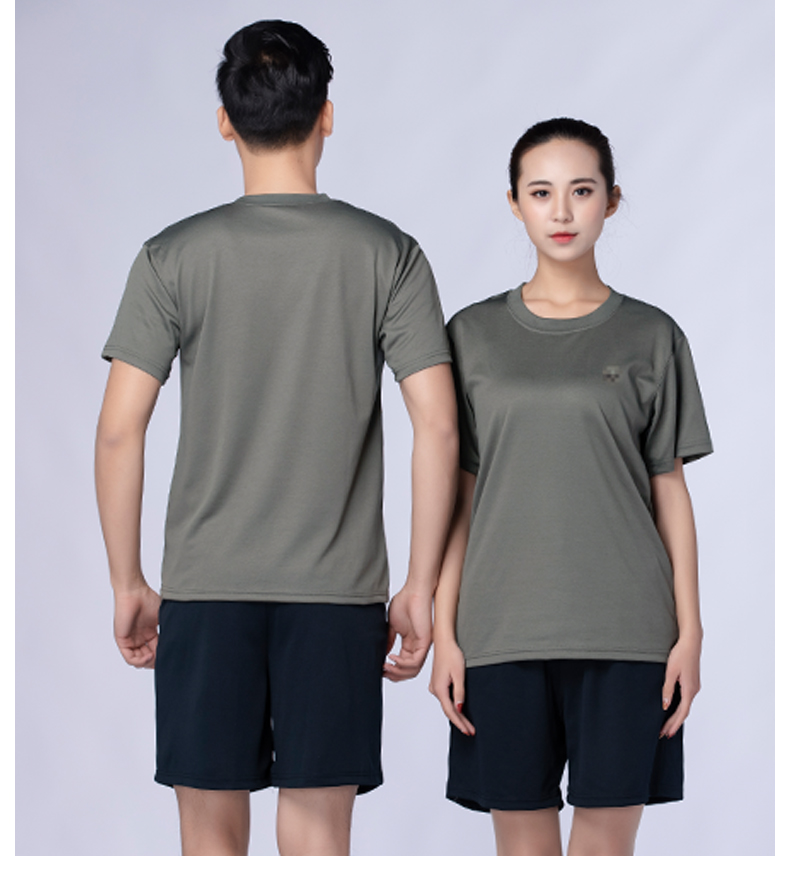 体能短袖套装夏季男女军迷短袖短裤作训服速干透气体能t恤套装短袖
