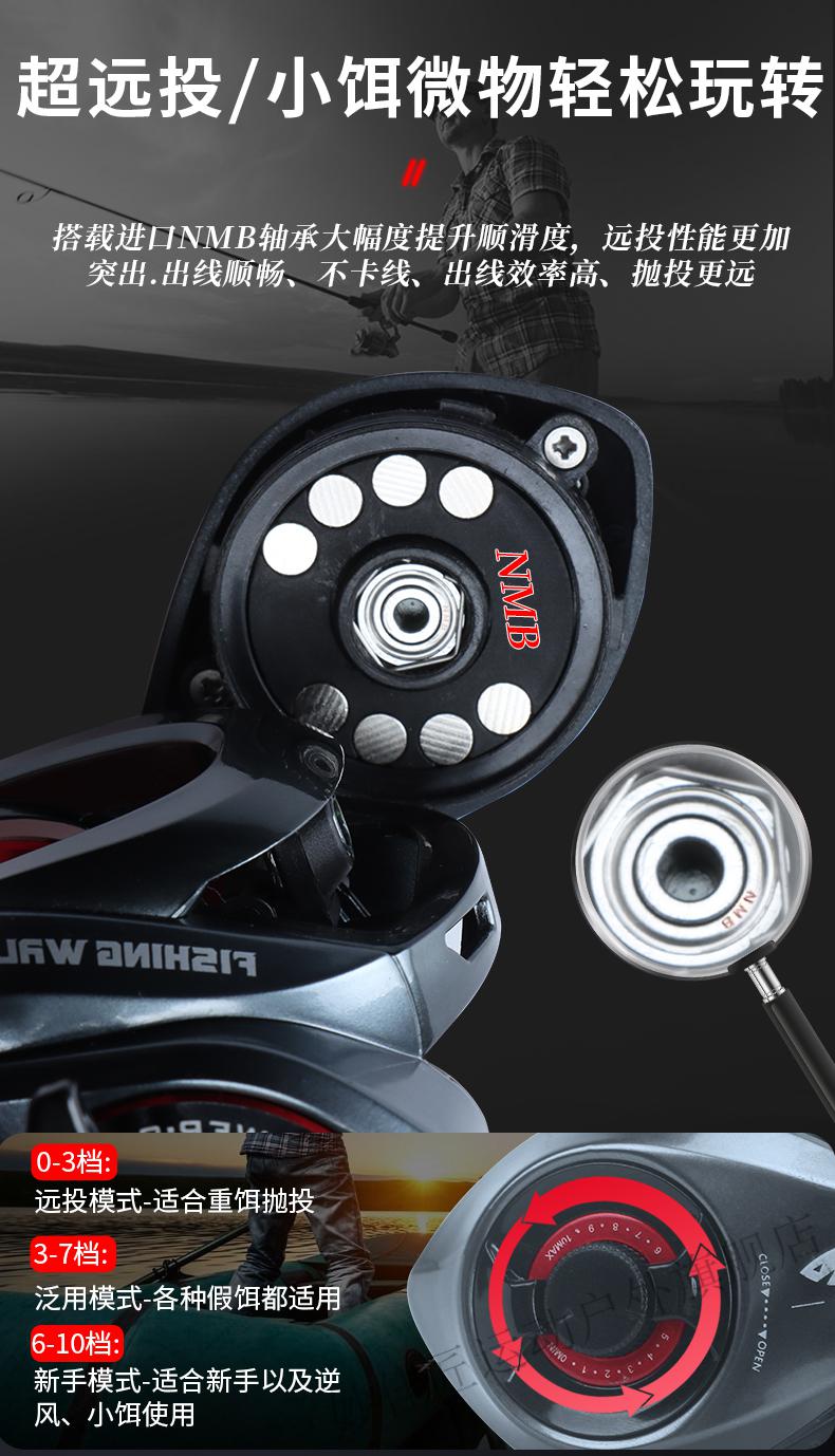 2022新款 禧·玛诺微物泛用水滴轮全金属轻量化同款钓行者防炸线打黑