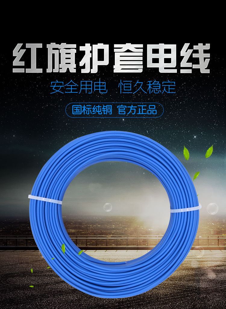 爱喜达 中国红旗电线电缆bv1 1.5 2.