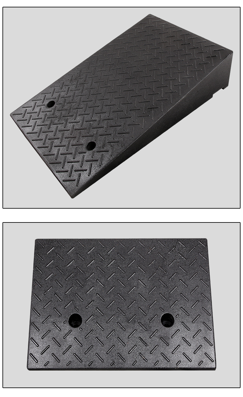 路沿坡马路牙子橡胶减速带汽车上坡垫便携台阶斜坡垫爬坡定位器