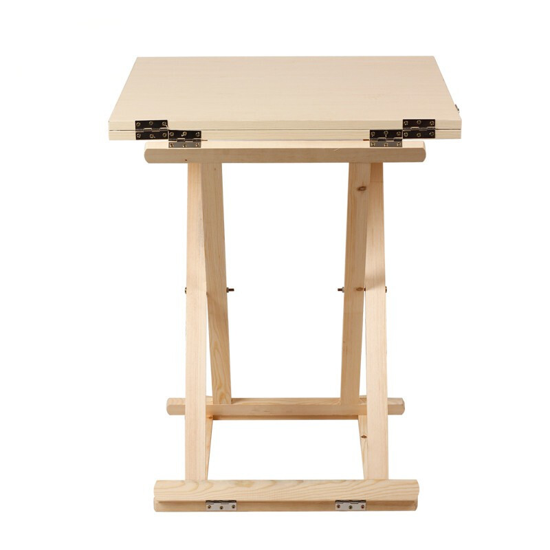 中艺美术写生可折叠实木静物台素描绘画写生台静物石膏摆放台松木 60*