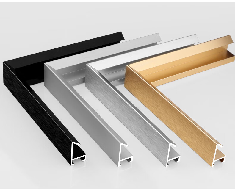 铝合金画框型材金属相框线条立体装饰画广告海报边框镜子外框定制lh