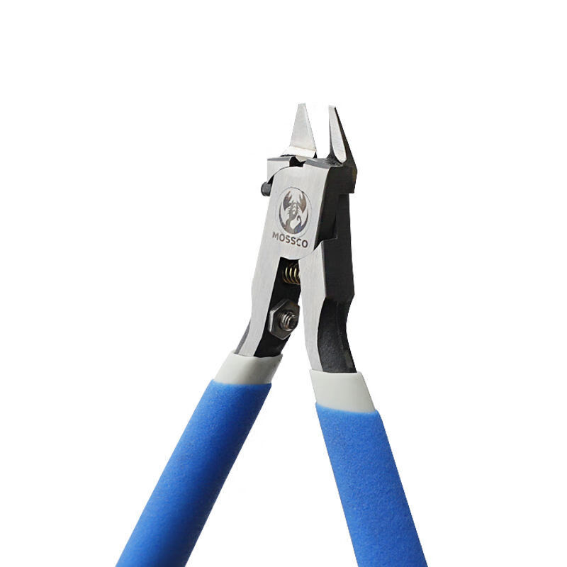 魔蝎mossco 神之手模型专用单刃剪钳 高达军事拼装工具送皮套 ms-120