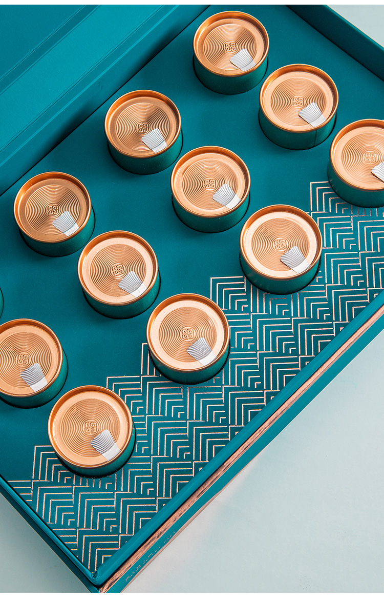 生态家居同款茶叶小罐茶空罐子礼盒装通用包装盒红茶大